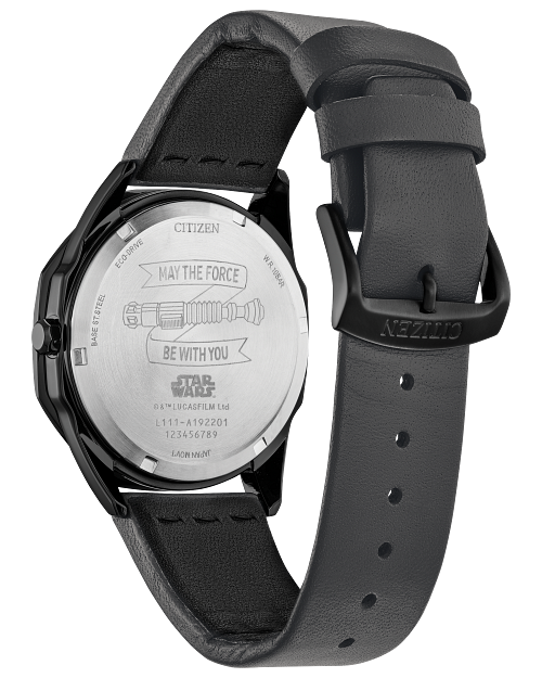 Jedi Master Black Dial Leather Strap BM7498 00W CITIZEN